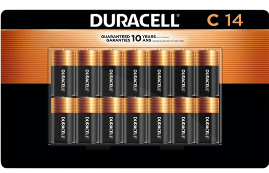 Duracell Batteries C, 14/pack - thecleanstart
