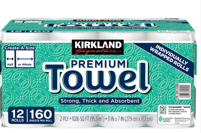 Paper/Kitchen Towels - Kirkland - thecleanstart